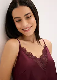 Nuisette en satin et dentelle, bonprix