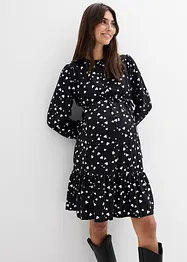 Robe de grossesse et d’allaitement 100% viscose à imprimé cœurs, bonprix