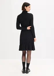 Robe en maille à col roulé, bonprix