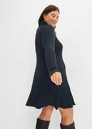 Robe en maille à col roulé, bonprix