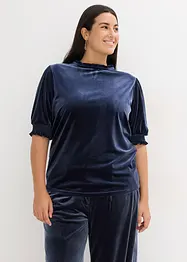 T-shirt avec du velours doux, bonprix