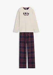 Pyjama enfant avec pantalon en flanelle douce, bonprix