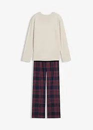 Pyjama enfant avec pantalon en flanelle douce, bonprix
