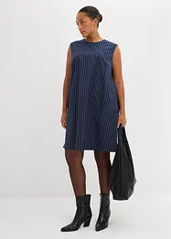 Robe courte à rayures tennis, viscose mélangée, bonprix
