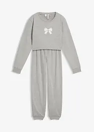 Ensemble d’intérieur en coton mélangé avec un sweat court, bonprix