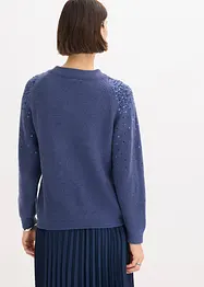 Pull à sequins, bonprix
