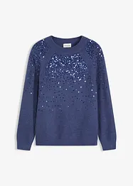 Pull à sequins, bonprix