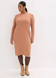 Robe en jersey côtelé, bonprix
