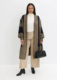 Gilet long en maille, bonprix