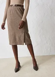 Jupe crayon en laine mélangée, bonprix