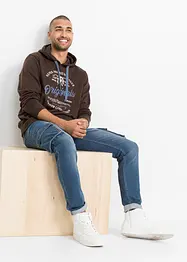 Sweat-shirt à capuche coupe confort, bonprix