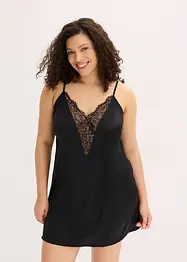 Négligé de satin à fil brillant, bonprix