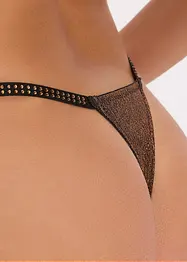 Tanga string en matière brillante, bonprix