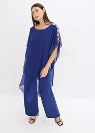 Combinaison à drapé en mousseline légère, bonprix