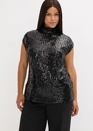 Top à paillettes, bonprix