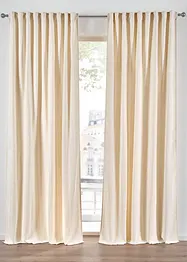 Rideau opaque en velours chenille doux (1 pce), bonprix