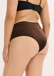 Slip Maxi brésilien en matière brillante, bonprix