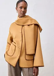 Veste à broderie décorative (ens. 2 pces avec écharpe), bonprix