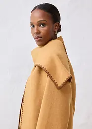 Veste à broderie décorative (ens. 2 pces avec écharpe), bonprix