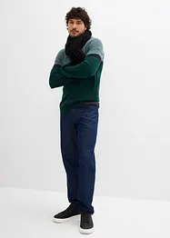 Pull à col rond facile d’entretien, style color-block, bonprix