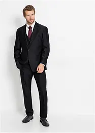 Costume 4 pièces regular avec gilet et cravate, bonprix