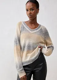 Pull en laine mélangée avec fil lurex, bonprix
