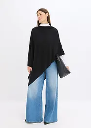 Poncho en laine, bonprix
