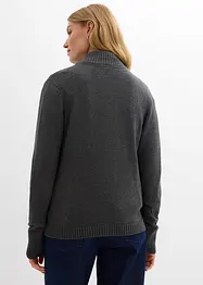 Gilet en maille 100% coton, bonprix