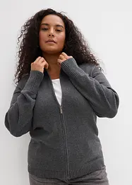 Gilet en maille 100% coton, bonprix