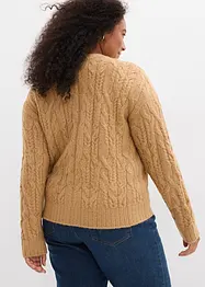 Gilet en grosse maille, bonprix