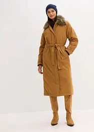 Trench-coat rembourré à col amovible, bonprix