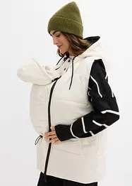 Gilet sans manches 4en1 doublé pour la grossesse, réversible, avec empiècement de portage, bonprix