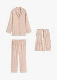 Pyjama en flanelle avec pochette cadeau, bonprix