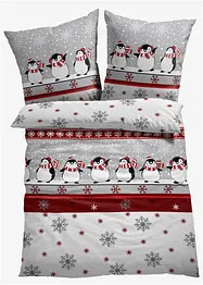 Parure de lit avec pingouins, bonprix