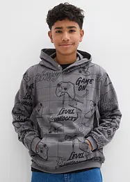 Sweat à capuche doux en coton mélangé, bonprix