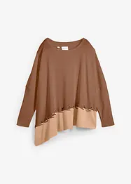 Pull poncho en fine maille, bonprix