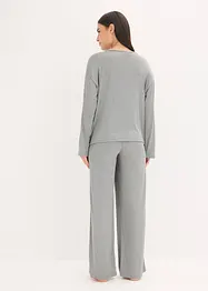 Pyjama doux en jersey pointelle, bonprix