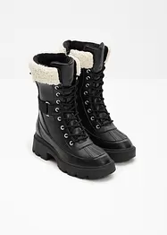 Boots fourrées à lacets, bonprix