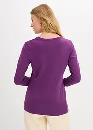 Gilet boutonné en maille fine, bonprix