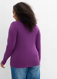 Gilet boutonné en maille fine, bonprix