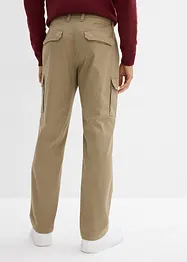 Pantalon cargo thermique regular, extensible, droit, bonprix