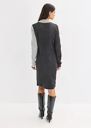 Robe en maille jacquard à rayures modernes, bonprix