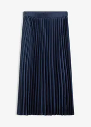 Jupe plissée en satin fin, bonprix