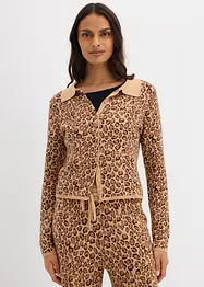 Gilet court en fine maille, bonprix