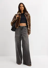 Veste en peluche oversize, bonprix