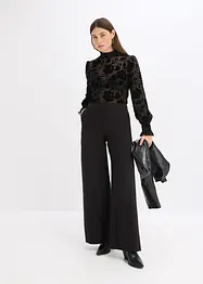 T-shirt manches longues légèrement transparent, bonprix