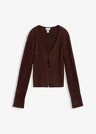 Gilet en fine maille poilue, bonprix