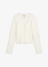 Gilet en fine maille poilue, bonprix