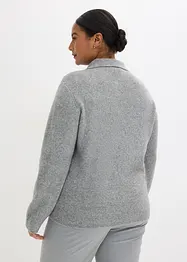 Pull polo avec laine, bonprix