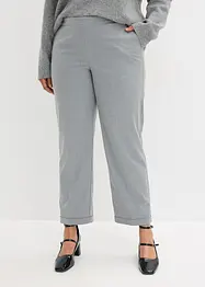 Pantalon à revers et taille élastiquée, bonprix